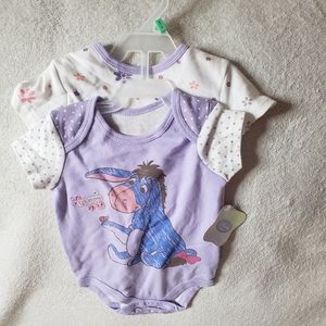 Disney Winnie the Pooh Eeyore Baby Infant Onesie